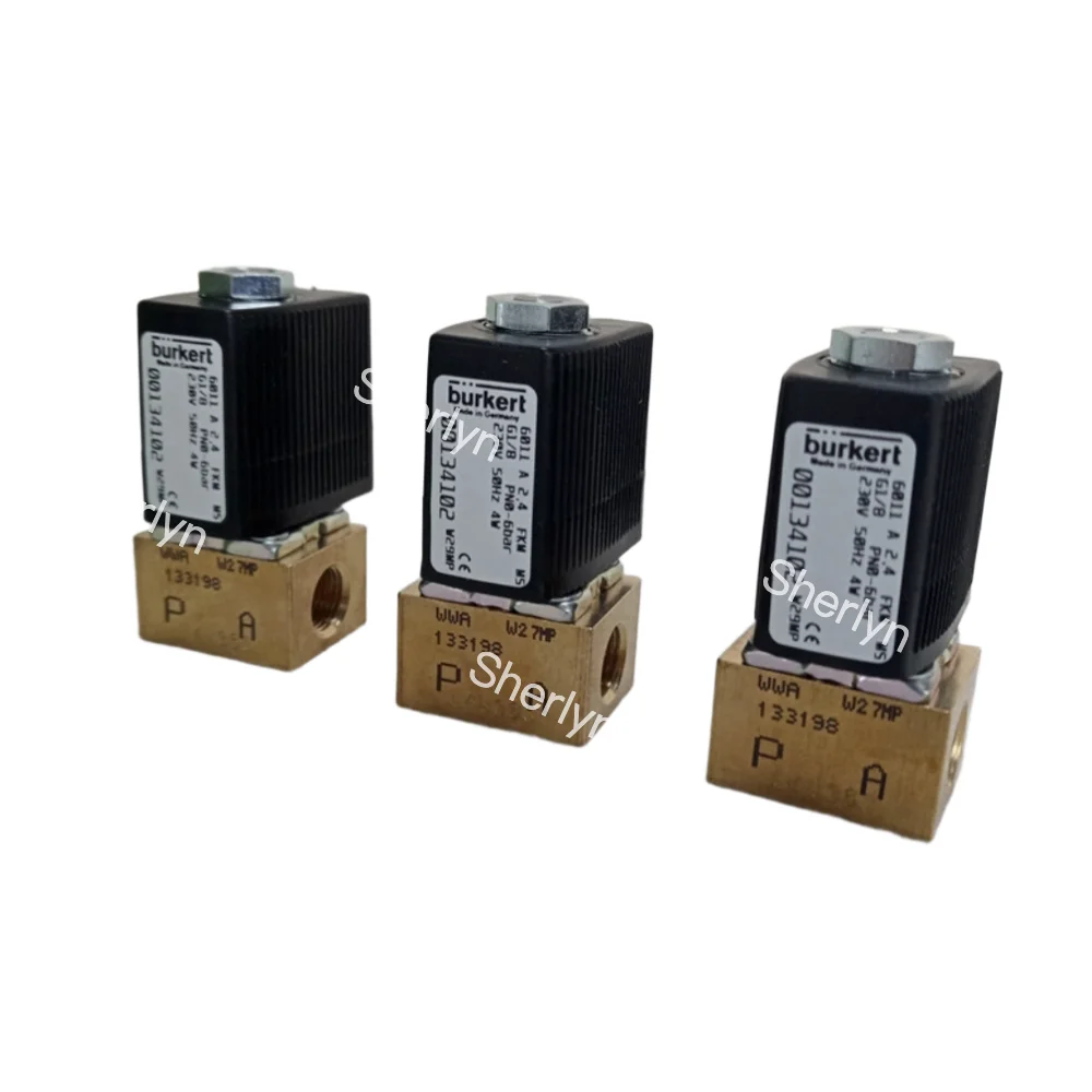 00134071 صمام الملف اللولبي المباشر من بوركيرت 6011A 1.6 FKM G1/8 00134071 24V