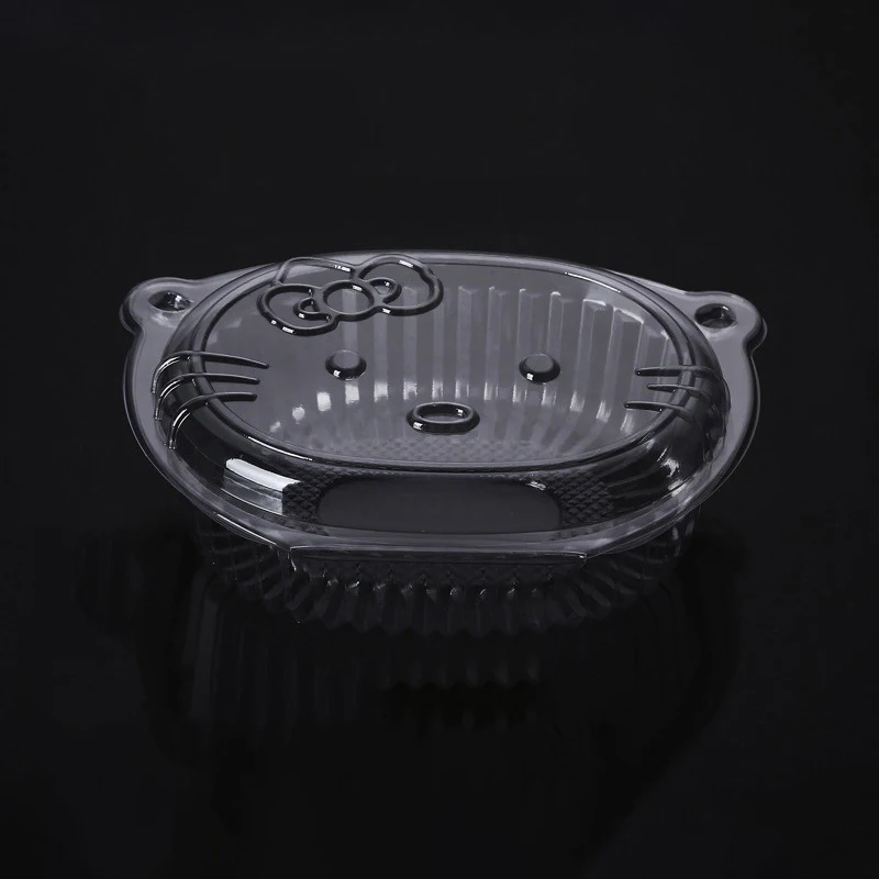 

Sanrio, Hello Kitty коробка для упаковки фруктов, домашних животных, коробка для клубники, арбуза, прозрачная пластиковая одноразовая коробка для десертов и тортов с крышкой