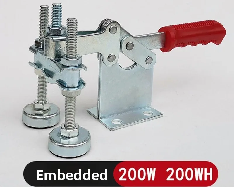 200WH double embedded head compactor, upgraded woodworking horizontal fast 200W engraving machine tooling clamp