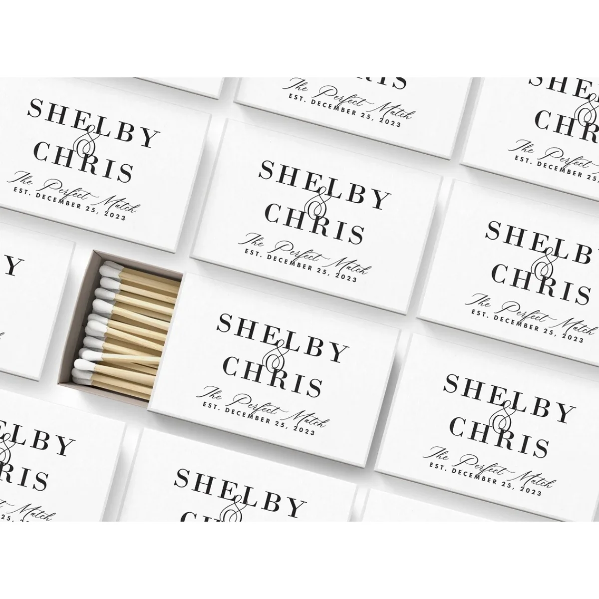 

Wedding Shower Matches BULK SET OF 50 - Custom Matches - Wedding Favors - Bridal Shower Favors - Custom Party Favors - Wedding F