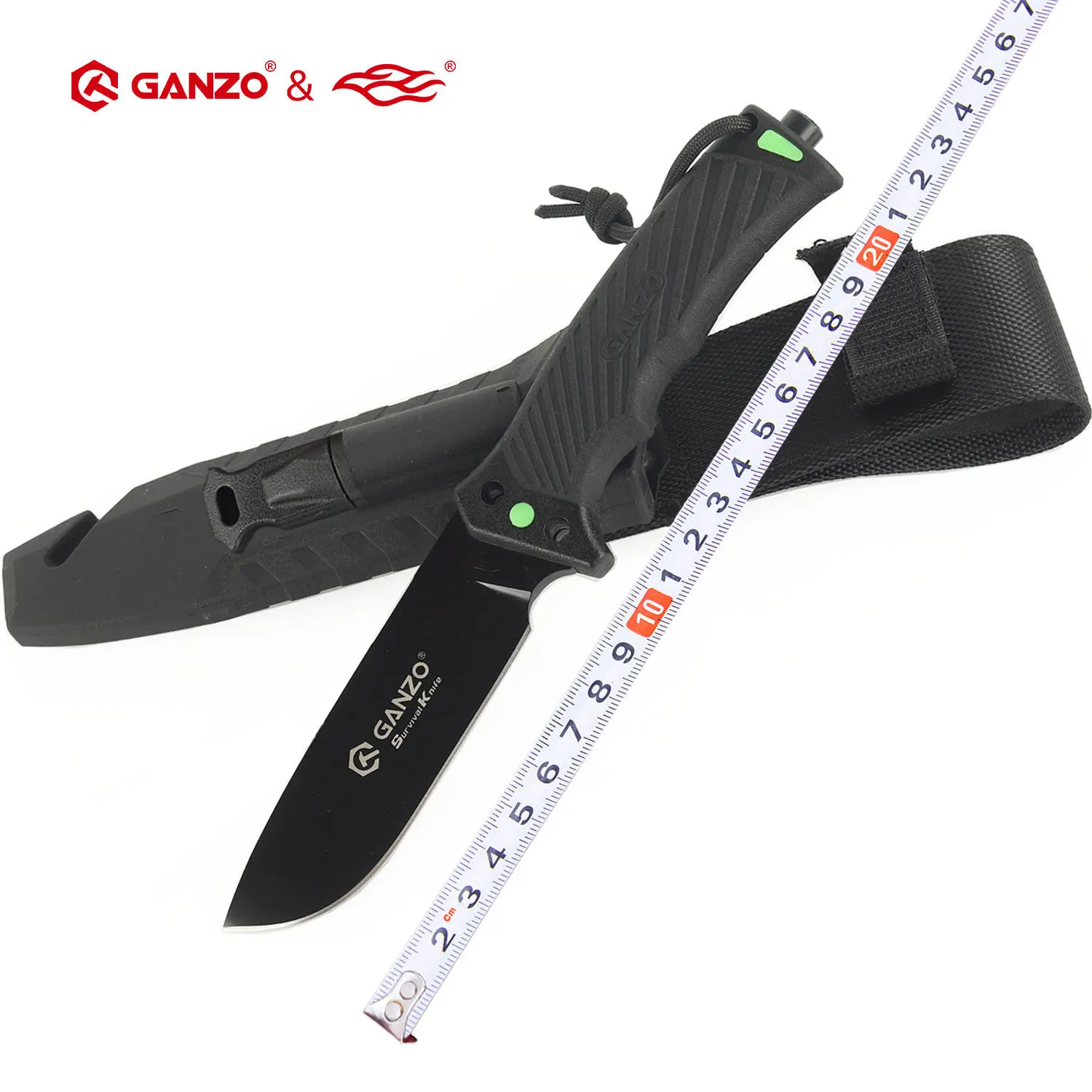 FBknife Ganzo G8012V2 8cr13mov blade ABS handle Hunting fixed knife Survival Knife Camping tool outdoor EDC tactical tool