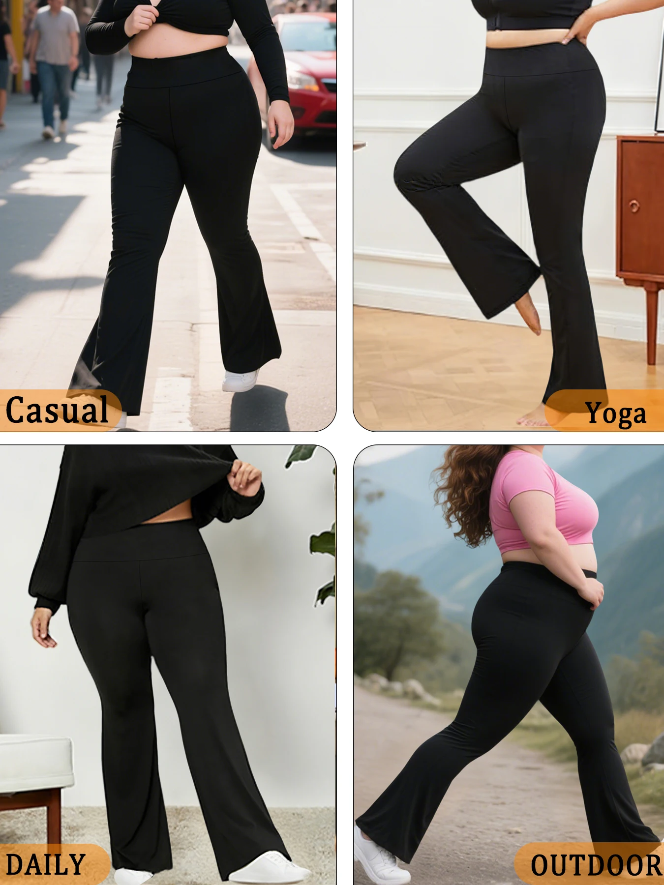 Pantalon évasé super doux tail - Yoga Fitness Up avis et prix