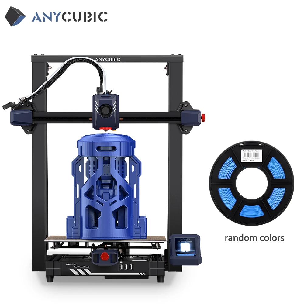 ANYCUBIC KOBRA 2 Plus 3D Printer Printers 500mm/s Maximum Speed 3D Printer Size With 320*320*400mm, 4.3 inch Touch Screen