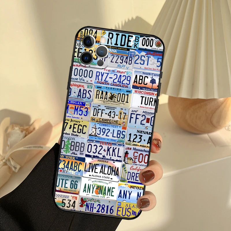 Supernatural License Plate Phone Case For iPhone 17 16 15 14 13 11 12 Pro Max 13 mini 15 16 Plus 16e 17 Air Cover Funda - view 2