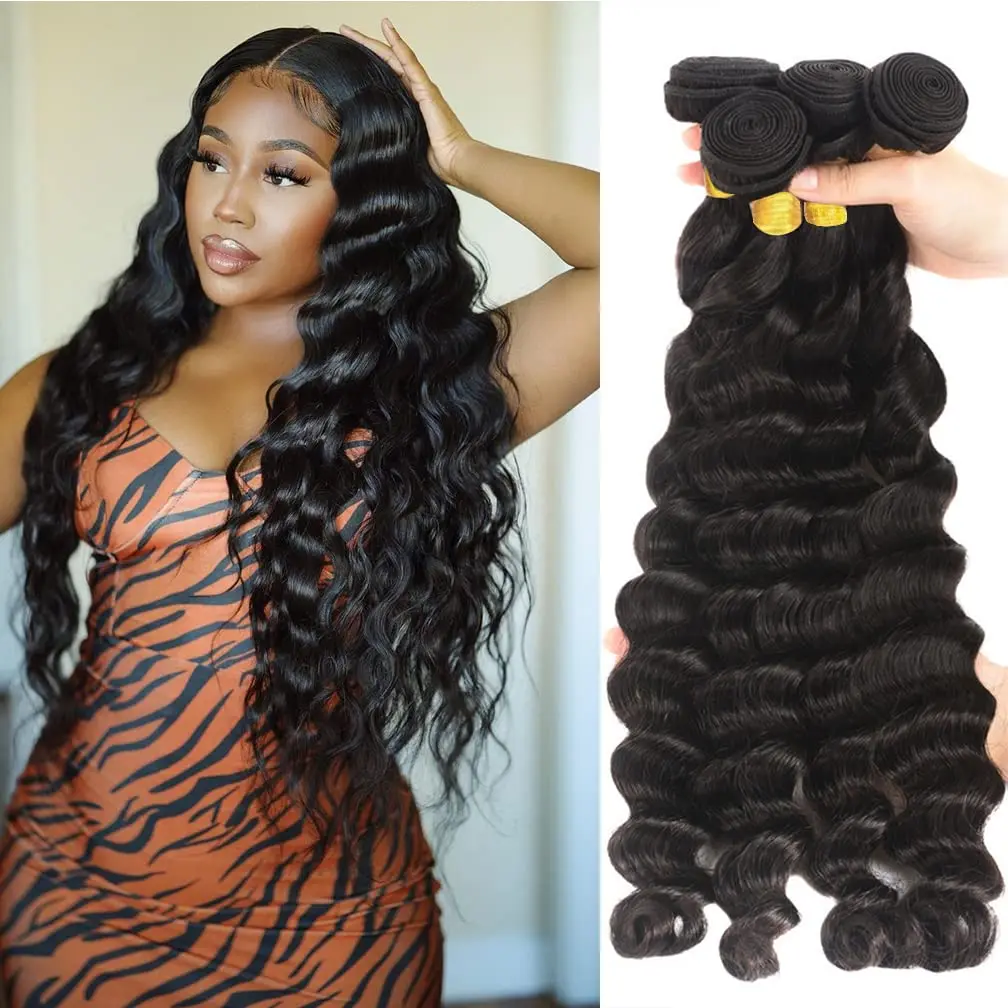 Human Hair Bundles 16 18 20 Inch Body Wave Bundles Human Hair 100% Unprocessed Brazilian Virgin Hair