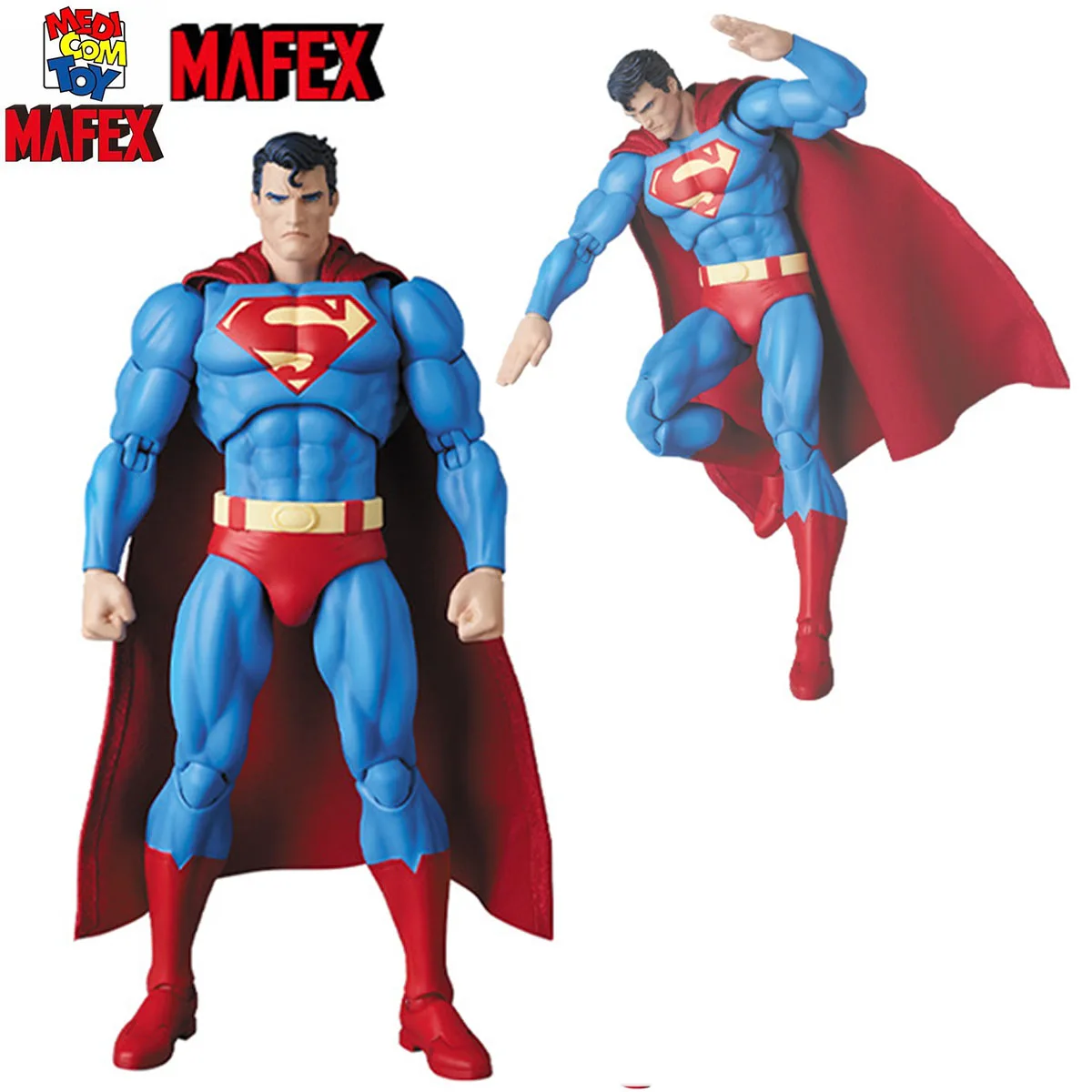 100% Original in Stock Medicom Toy Mafex (No.117) Batman: Hush Superman HUSH Ver. Anime Figure Action Figure Collection Series