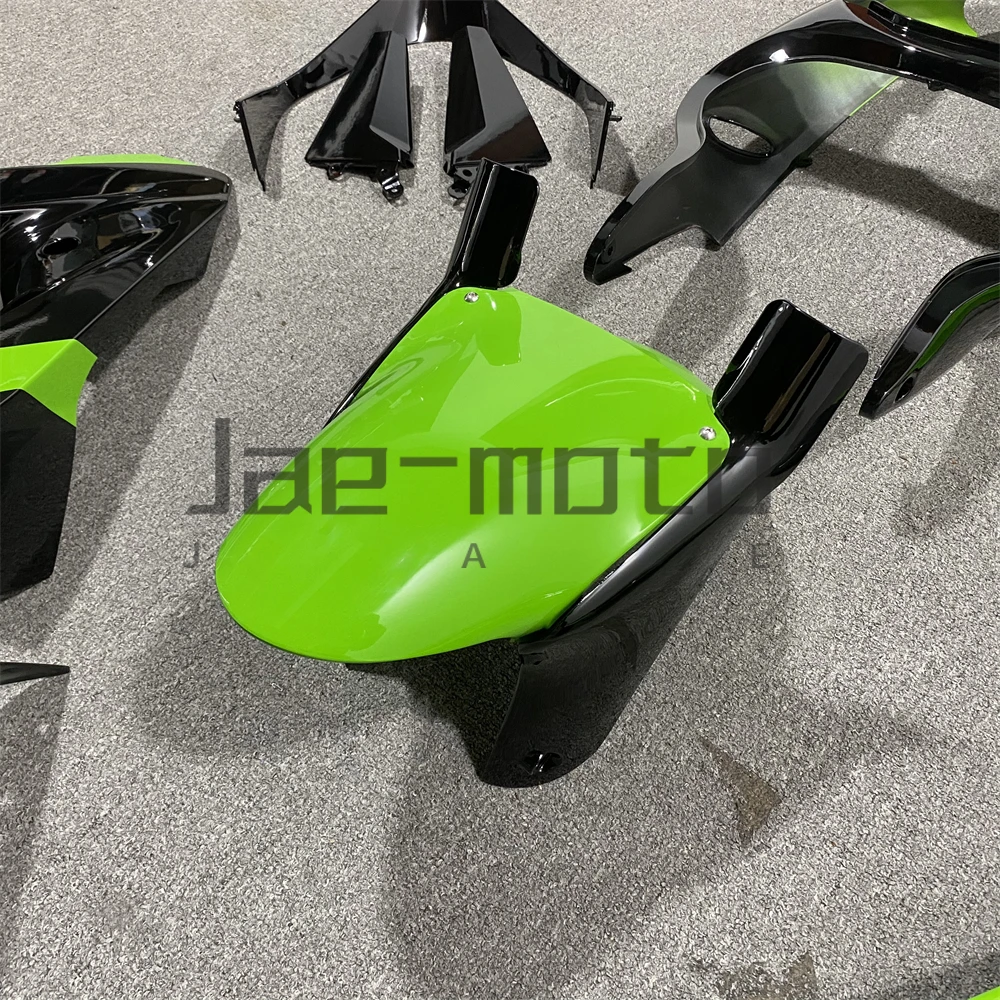 For ZX-9R ZX9R 1998 1999 Injection ABS Plastics Full Fairings Kit Mold Replace Accessories ZX-9R ZX9R 1998-1999  Black Green image 3