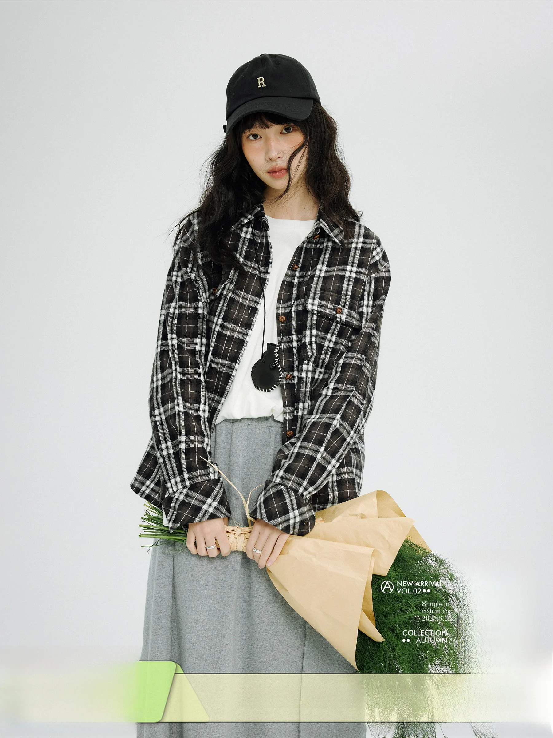 

Alvik 00% Cotton Plaid irt Jaet Women Loose Fit Workroom Vintage Sle Breathable Comfortable Long Sve Casual Outerwear