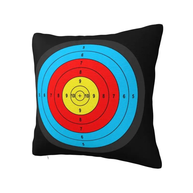 Shooting Target Cushion Covers Archery Archer Darts Velvet Cute Pillow Decor Home