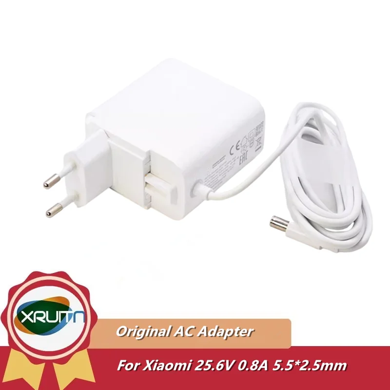 Genuine BTC01RR Power Supply AC Adapter for MI Xiaomi Mijia Vacuum Cleaner Handheld SCWXCQ01RR Charger 20.5W 25.6V 0.8A EU Plug