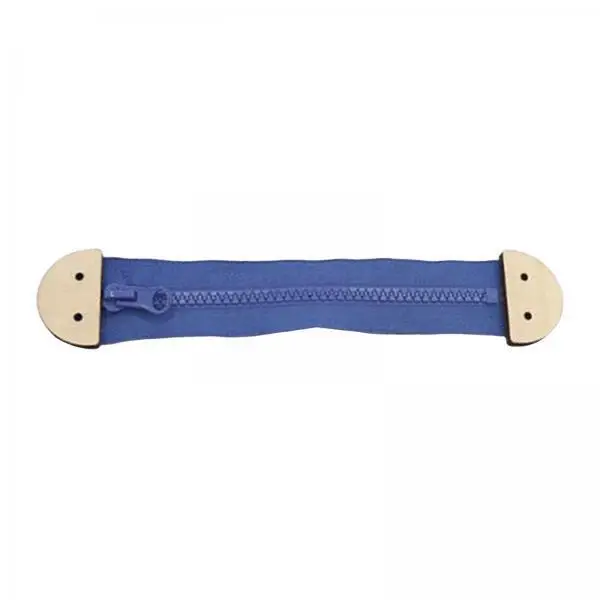 

4xBusy Board DIY Accessories Zipper Developmental Toddlers Learning Cognitive Blue