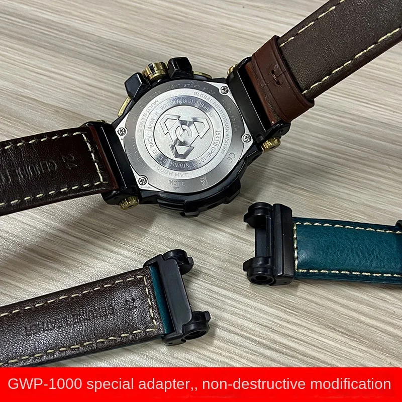 Para Casio G-SHOCK 5410 GPW-1000-1AJF/1BJF/4AJF correa de reloj pulsera Retro modificada Big Air Dominator gpw1000 correa de reloj de cuero