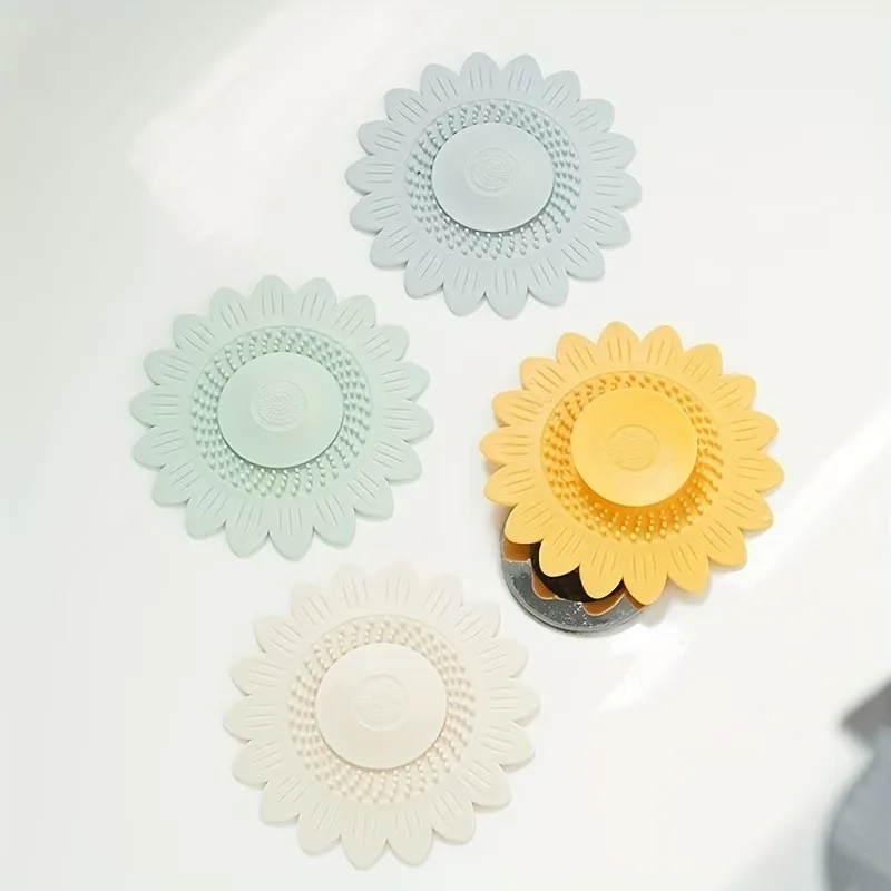 1pcs Sewer Drain Cover & Hair Filter – Anti-Odor Device, Catcher for Bathroom Sink, Shower, Toilet