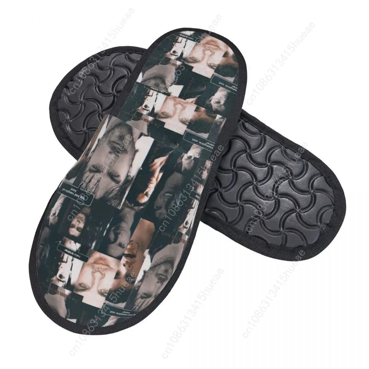 Damon Salvatore The Vampire Diaries House Slippers Women Soft Memory Foam Fantasy Film Slip On Hotel Slipper Shoes