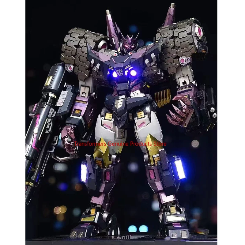 

In stock Original Transformer MC Muscle Bear Plating version Tarn Anime character toy Collection of figures Assembly model robot