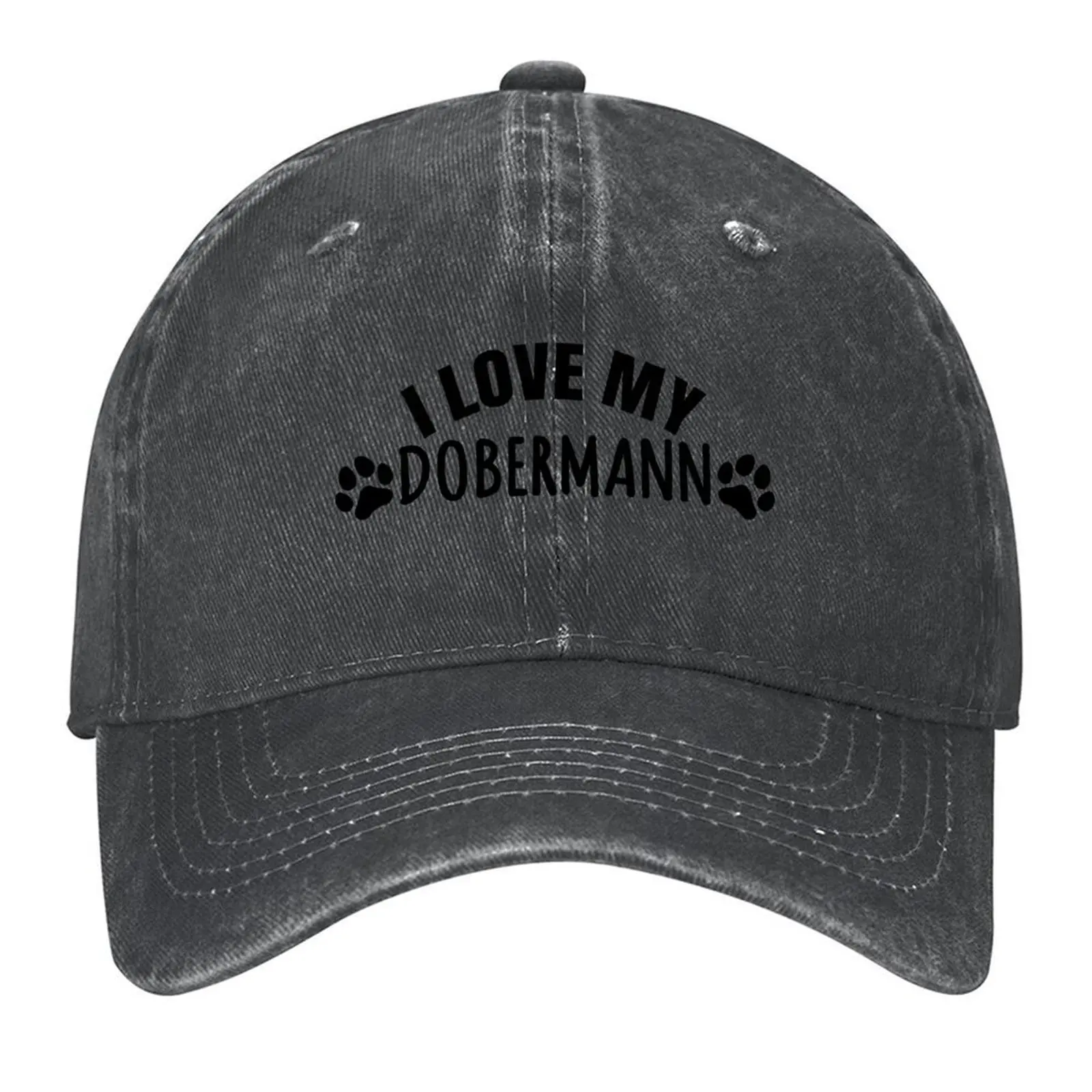 

I Love My Dobermann Dog Lover Design Quote Baseball Cap sun hat hiking hat Hat Baseball Cap fishing Mens Hats Women's