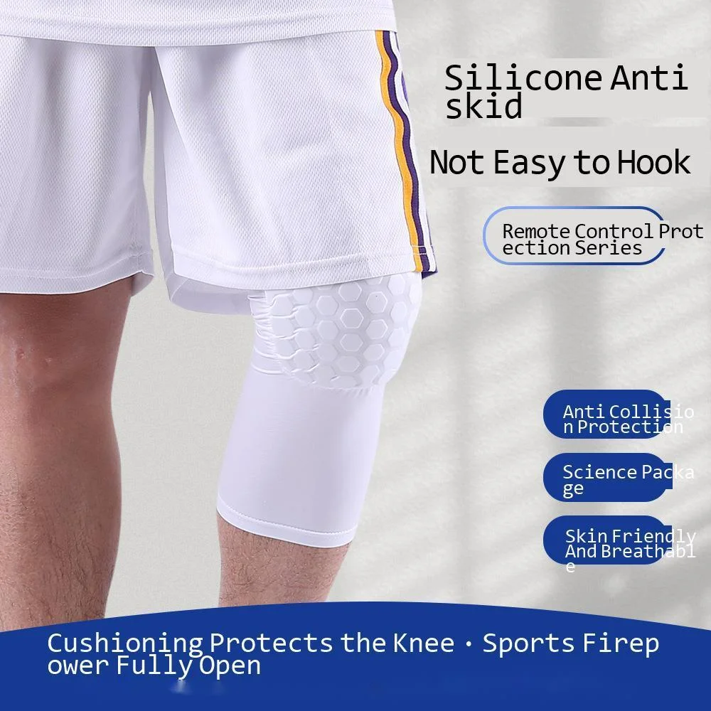 Outdoor honeycomb sports anti-collision basketball knee protection running cycling breathable patella anti slip