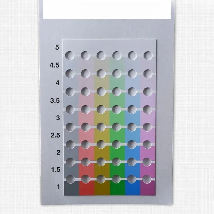six-color nine-level  American standard gray card standard color card, six-color nine-level color card