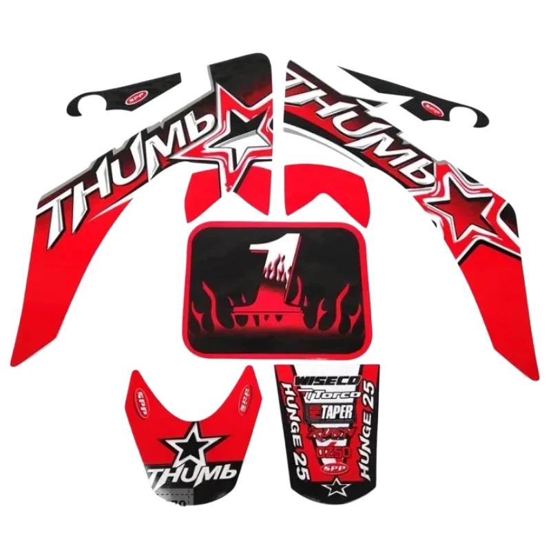 

Motorcycle Decal Sticker For CRF 50cc Pit Dirt Bike Racing Kohis CRF50 Paster