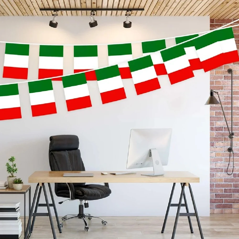 FLAGLINK Banderas Italianas 14x21 y 20x30 cm fiestas festivales - imagen 3