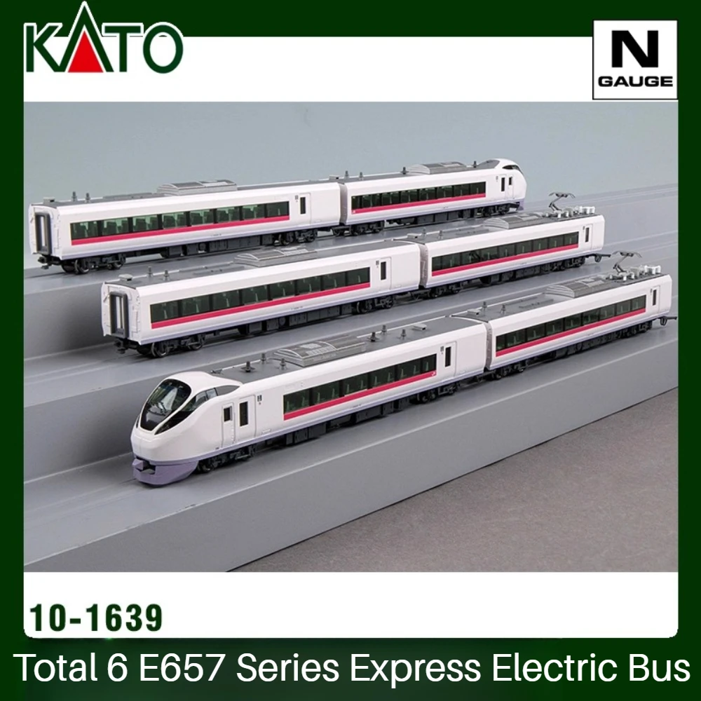 

KATO N-type 1/160 Train Model 10-1639 E657 Series Express Electric Passenger Car Railway Train Train Set Boy Toy Gift