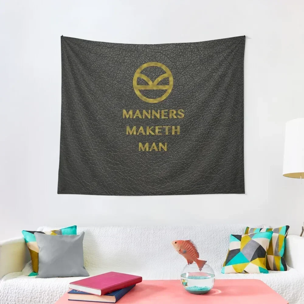

Manners Maketh Man' - Kingsman Tapestry Wall Hanging Wall Decor For Room Wallpaper Tapestry