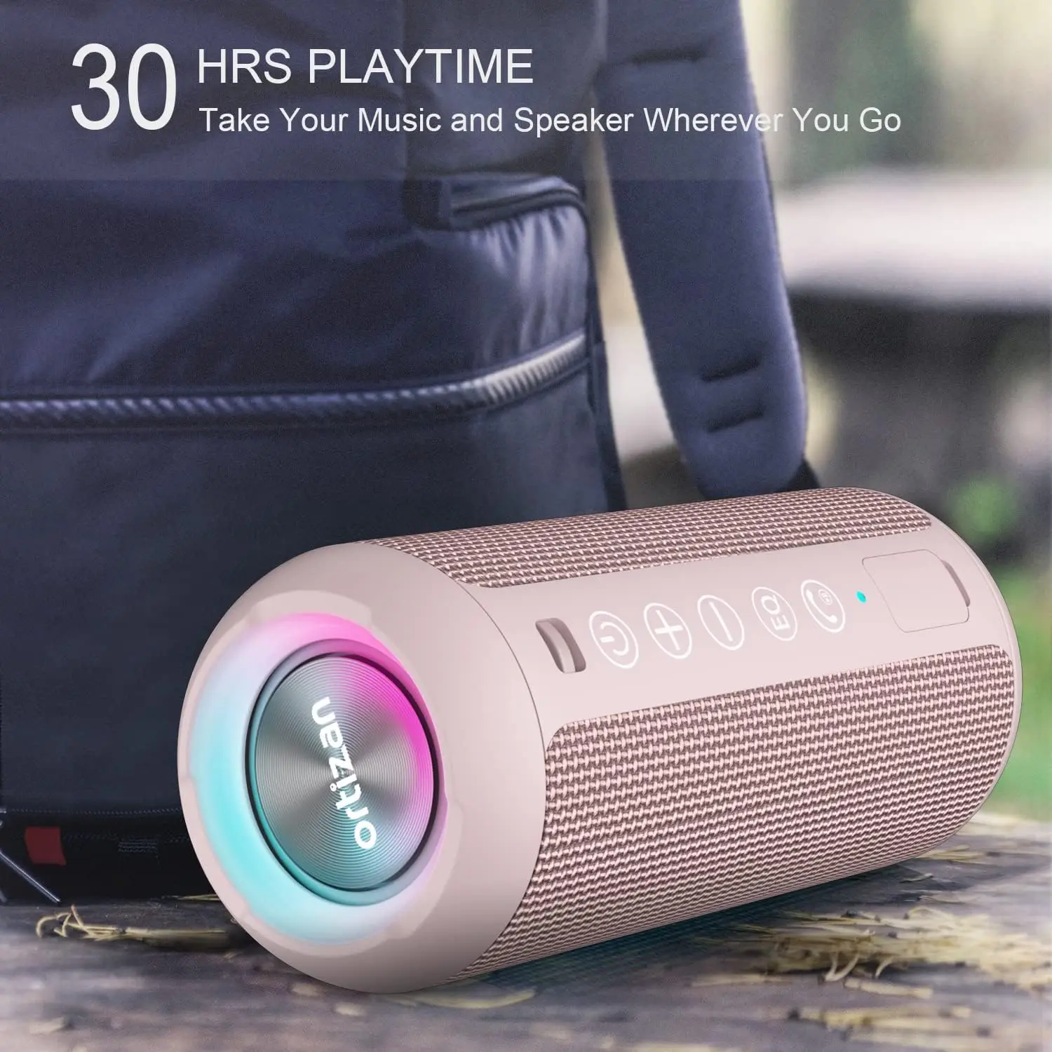 Imagem -05 - Alto-falante Bluetooth de Alta Potência 24w Estéreo 3d Baixo Bluetooth Portátil Ipx7 à Prova Dágua com Luzes Rgb Slot tf 30h de Reprodução