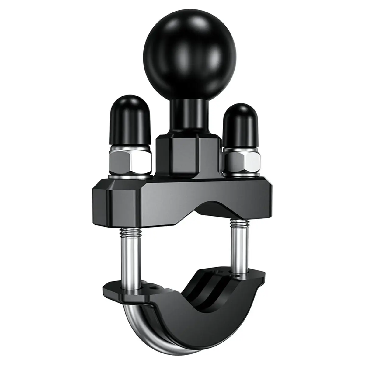 DT75BG Handlebar U-Bolt Mount Base for RAM Mounts B Size 1 Inch Ball Double Socket Arm & Bike Motorcycle Phone Holder