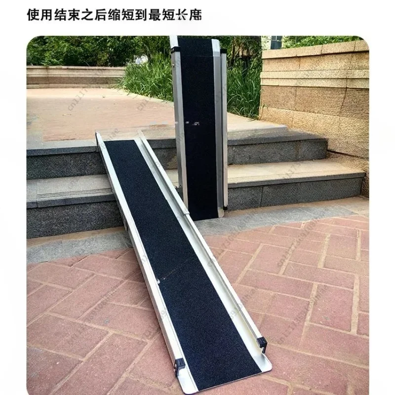Roller ramp board - Portable, extendable, electric vehicle pneumatic pallet boarding steps walkway loading ramp board (single)