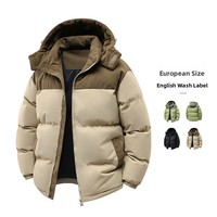 Loose Fit Thickened Cotton Jacket for Men Winter New Style Padded Hooded down Jacket Couple Outwear Breathable Comfortable