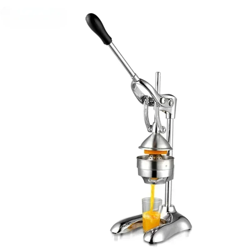 Stainless Steel Press Juicer - For Citrus, Lemon, Orange & Pomegranate. Extract Juice Easily. Commercial or Household Use