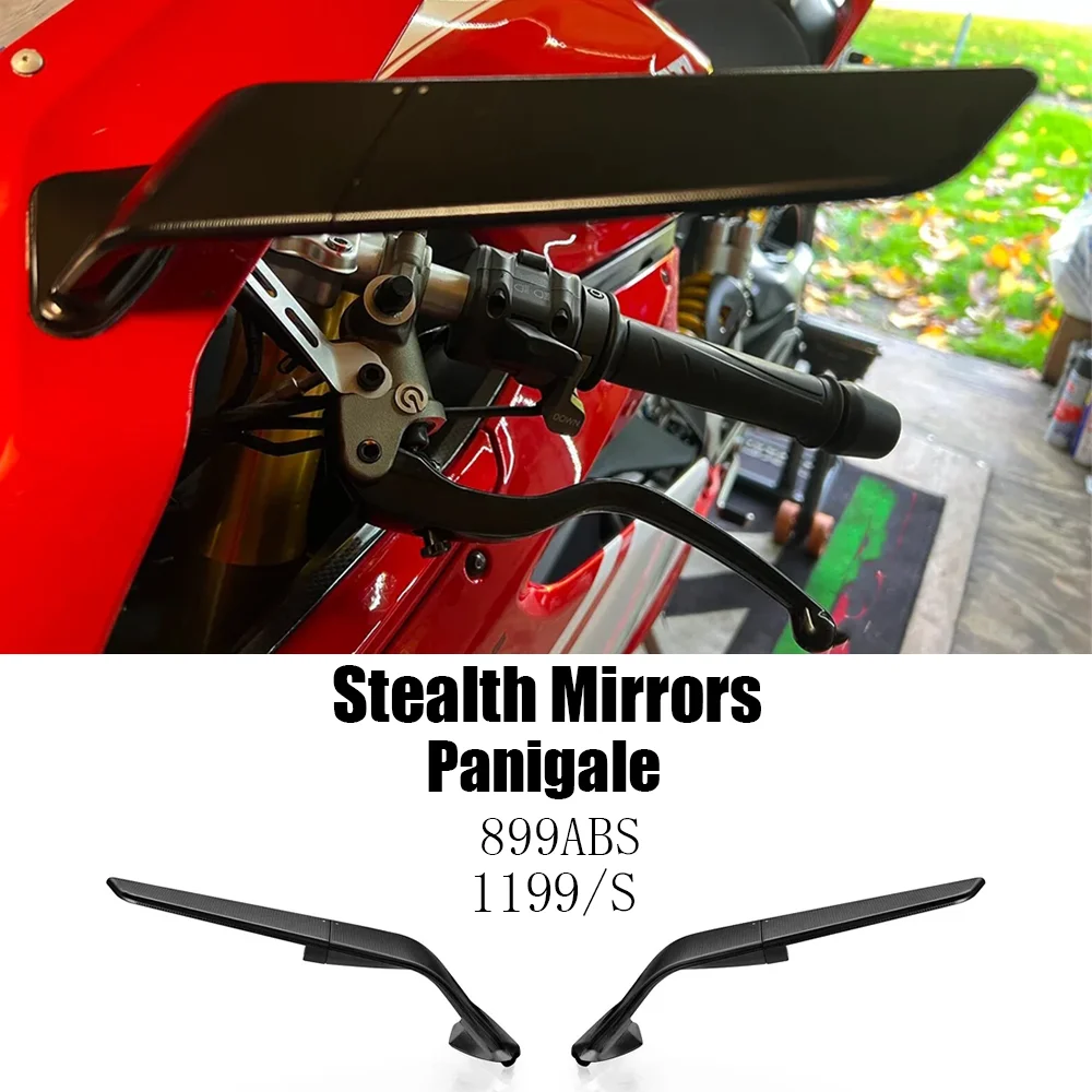 

Panigale 899 ABS Panigale Parts Motorcycle Stealth Mirrors for Ducati Panigale 1199 Accessories Motorcycle Stealth Mirrors