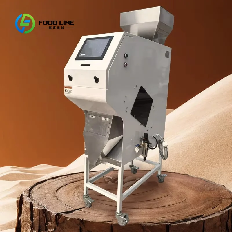 Customized Color & Shape Sorter Machine for Coffee Beans, Nuts, Rice, Corn & Candy, for Color and Shape Separation