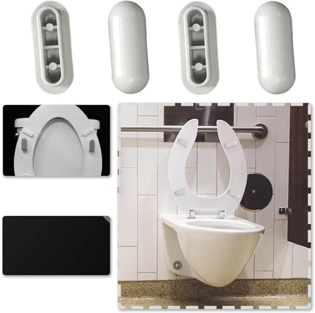 

4pcs/lot Plastic Antislip Gasket Toilet Seat Cushion Pads Cover Bumper Bathroom Lifter Kits