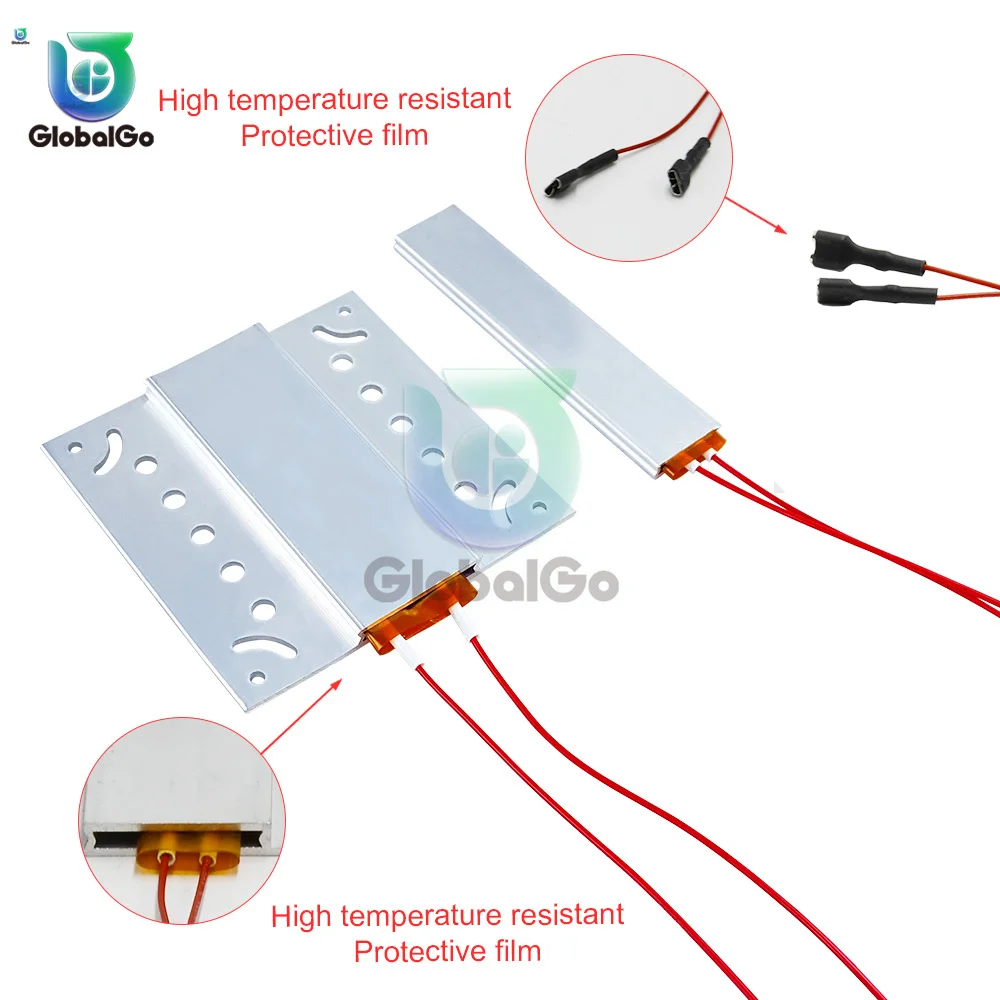 220V/12V PTC Heaters Heating Element Hair Dryer Accessories Curlers Heater Poultry Incubator DIY Egg Incubator Accessories