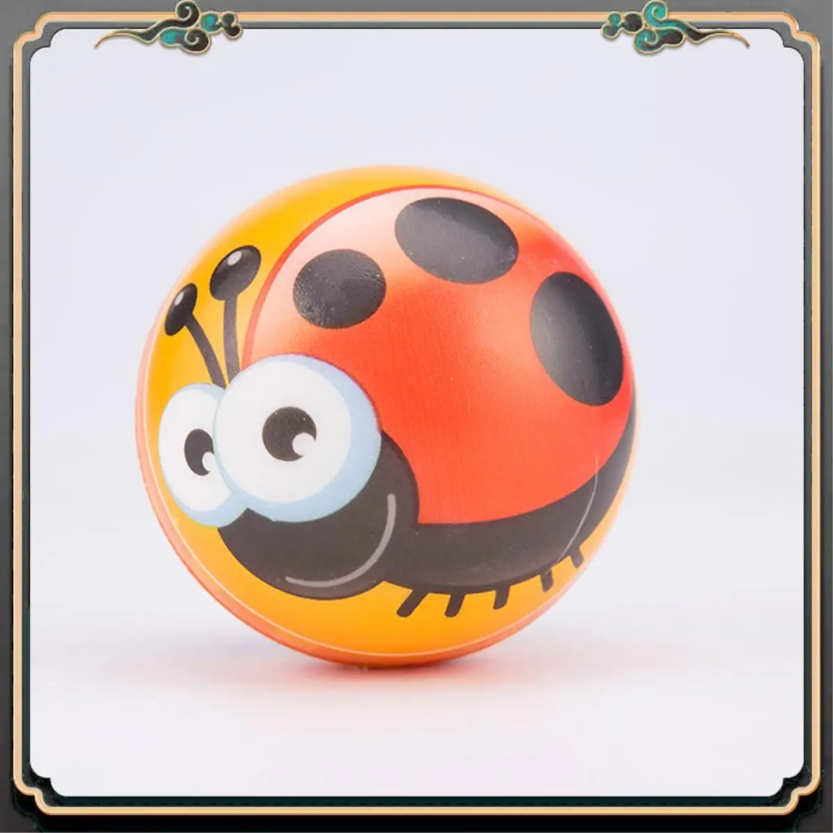 ASMA-12 Pcs 6.3Cm Cartoon Insect Foam Ball Relief Hand Wrist Exercise Balls For Children Adult