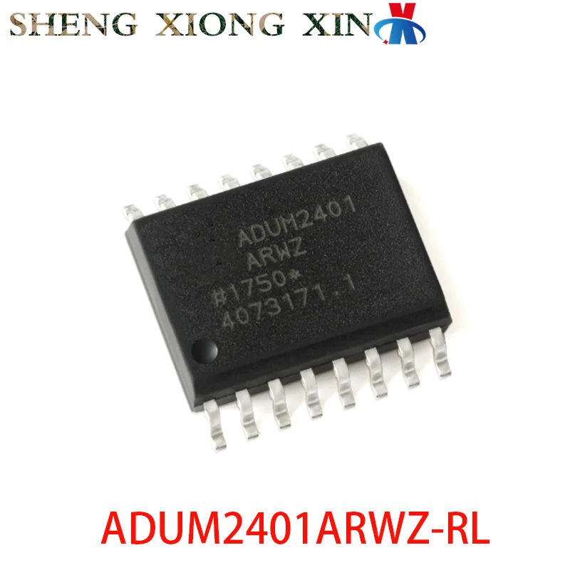 5pcs/lot 100% NEW ADUM2401ARWZ-RL 16-SOIC Digital Isolators ADUM2401 ARWZ Integrated Circuit