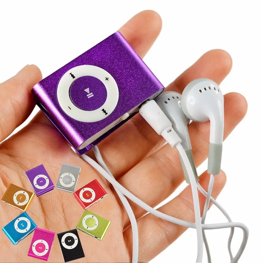 New Metal Micro USB Clip-on MP3 Player Portable Mini TF SD Slot