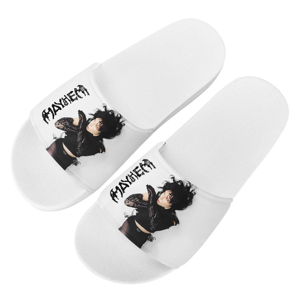 Mayhem Lady Gaga Shoes Flip Flops Home Slipper Mens Women Teenager Family Slippers Bathroom Pool Casual Sandals Custom