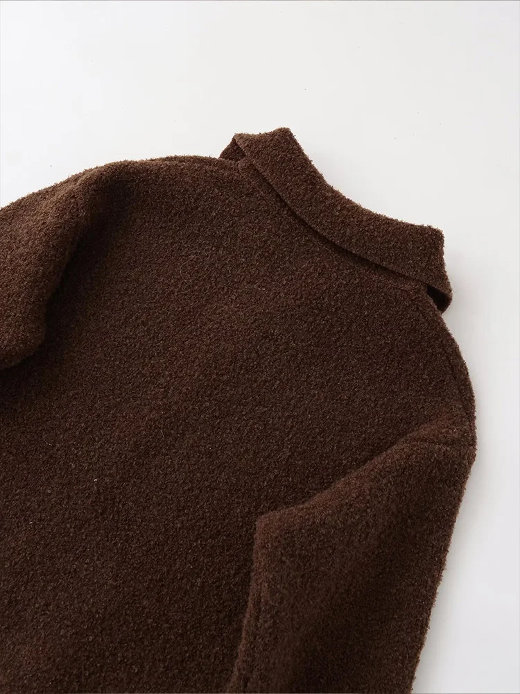 

HH женская куртка-пилот на молнии с отложным воротником, однотонная женская осенняя модная куртка на молнии с карманами и длинными рукавами, устойчивое пальто в уличном стиле