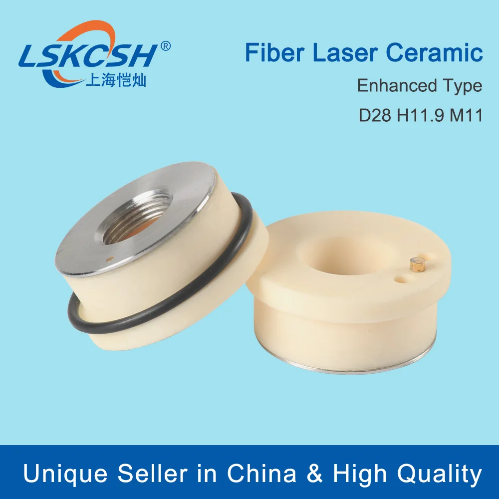 Laser Ceramic  laser nozzle holder KT B2ins CON ceramic part 28/24.5mm Enhanced Type Long Life Ref P0571-1051-00001