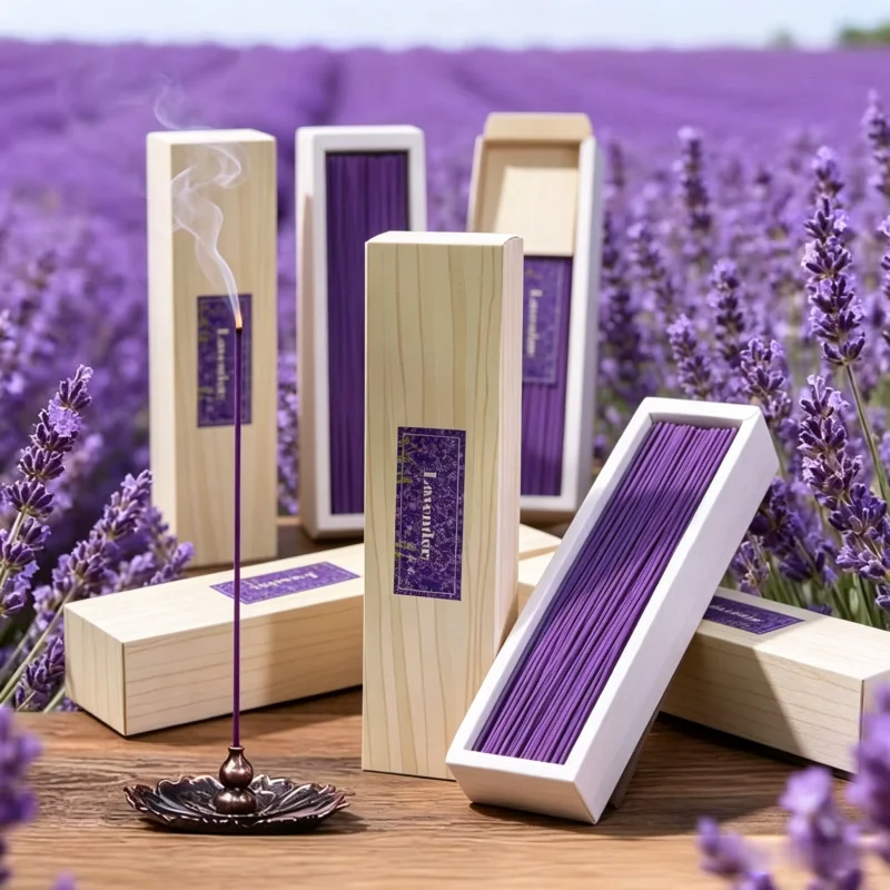 400Pcs Extended Lavender Oil Lavender Sticks, Camping, Patio, Pool & Outdoor Activities - Air Purifying Relax, Holiday Decor