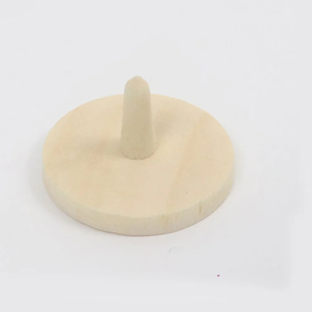 10 قطعة علامات كرة جولف خشبية تصميم دائري قوي مظهر طبيعي قابلة لإعادة الاستخدام إكسسوارات الغولف أدوات كرة الغولف ماركر أداة #2