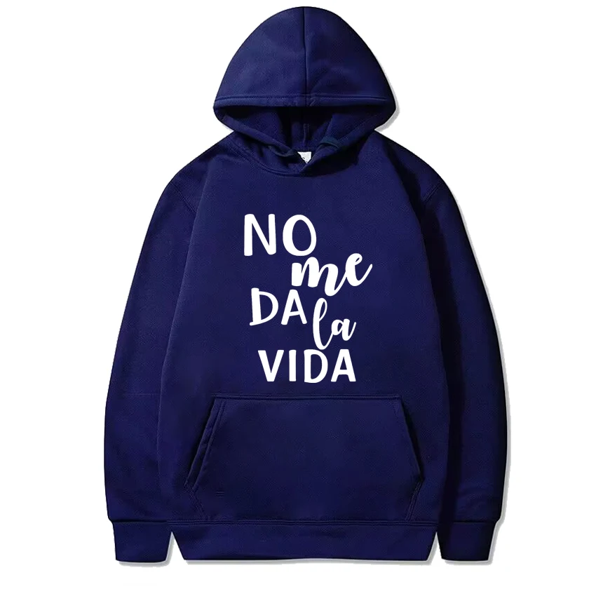 New Letter It Doesn't Give Me Life Street Hip Hop Hoodie streetwear Men Women Long sleeve Autumn Winter Fleece Unisex Sweatshirt