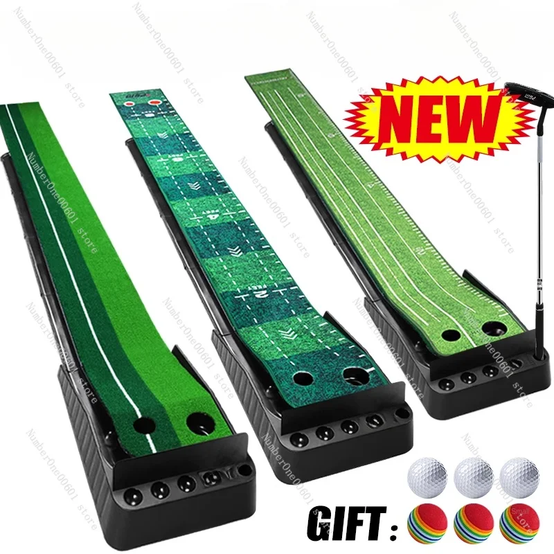 

Golf Trainer Indoor Putting Mat Children's Home Office Mini Green