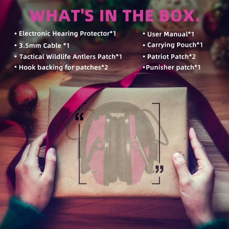 ZOHAN Tattico Tiro Elettronico Paraorecchie Pistola Gamma Anti-rumore Auricolare Impatto Amplificazione del Suono Protezione Dell'udito Esterna