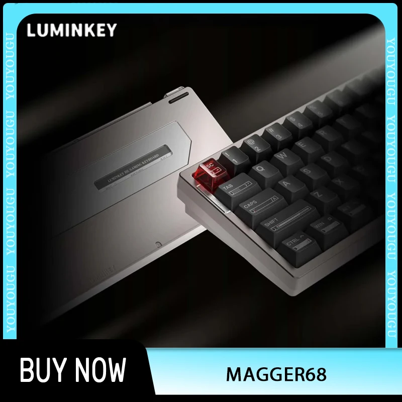 

Luminkey Magger68 Plus Magnetic Switch Mechanical Keyboards 8k Low Delay Wired Keyboard Custom Quick Trigger Gaming Keyboard