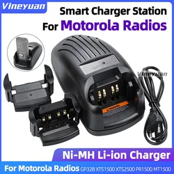 Station de chargeur intelligent de batterie pour Motorola, radios GP328 XTS1500, JMNN4024, HN9008A, PMNN4077C, PMNN4424AR, PMN4409AR, NNTN8129AR