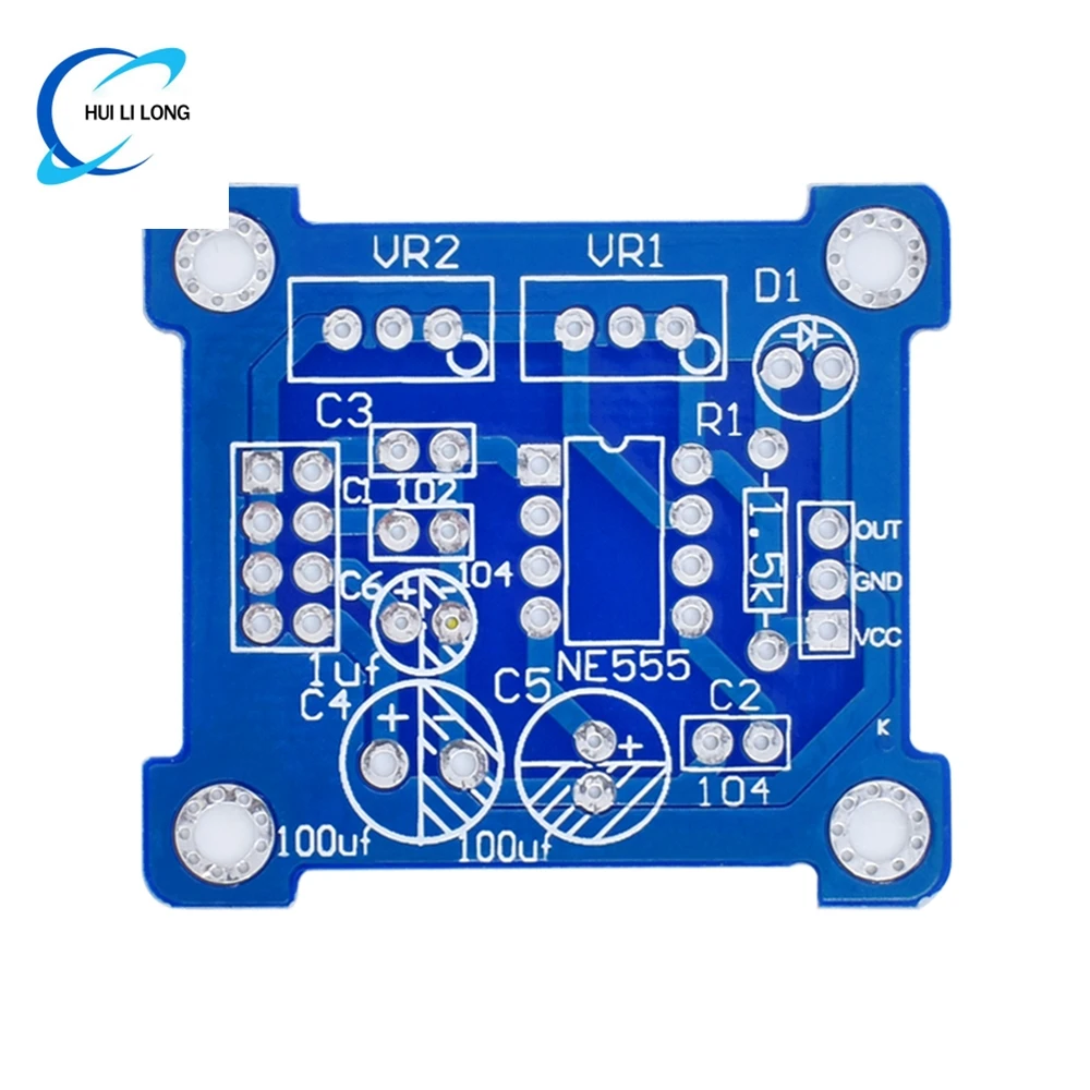 NE555 مولد نبضات نبض كاتب دورة العمل والتردد وحدة قابلة للتعديل لتقوم بها بنفسك عدة مذبذب مربع موجة إشارة مولد