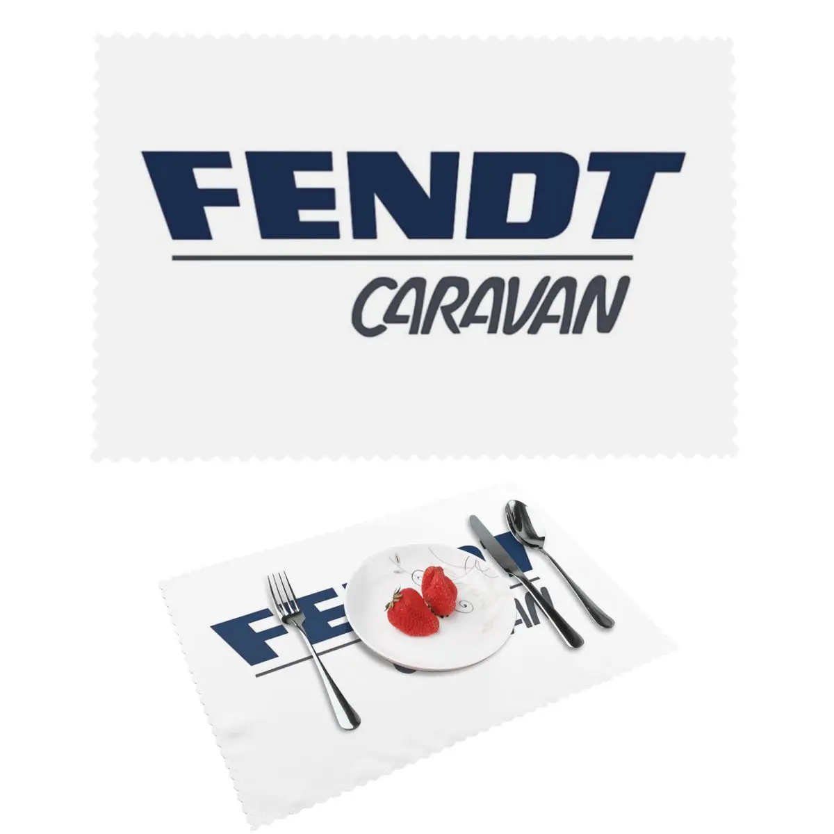 

Fendt Caravan Placemat Non-Slip Plate Mat For Dining Table Bowl Coaster Home Decor Super Absorbent Mats